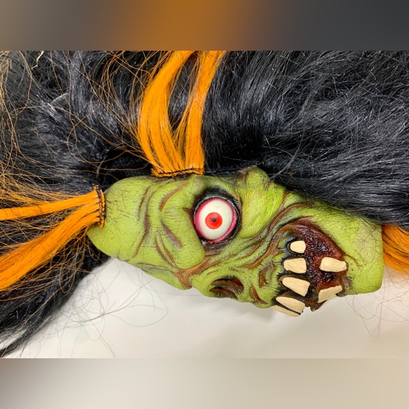 Y2K Vintage Adult One Size Rubber Shrunken Head Mask - Picture 10 of 16